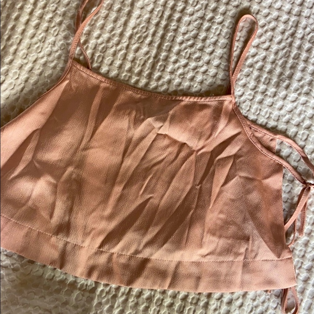 Top shop crop top (side ties)